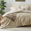 Satisomnia Beige Twin Comforter Set 2 Piece, Lightweight Bed Comforters | No Clumping, Machine Washable, Beige, All-Season Comfort, Soft Breathable, Skin Friendly, Solid, 1 Pillow Sham