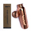 RATAN ENTERPRISES Pure Copper Silver Line Water Bottle with Lid 900 ML
