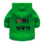 OAVQHLG3B Pet Dog Knitted Sweaters Knitwear Turtleneck Pajamas Soft Winter Warm Puppy Valentine Clothing Christmas Clothes Heart Doggie Apparel for Cats Dogs