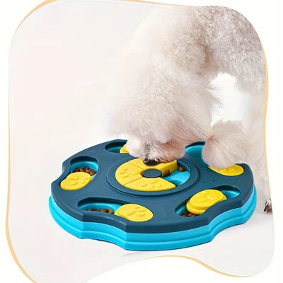 Interactive Puzzle Feeder Toy, Treat Dispensing Food Puzzle for Slow Feeding, Mental Stimulation & Boredom Relief