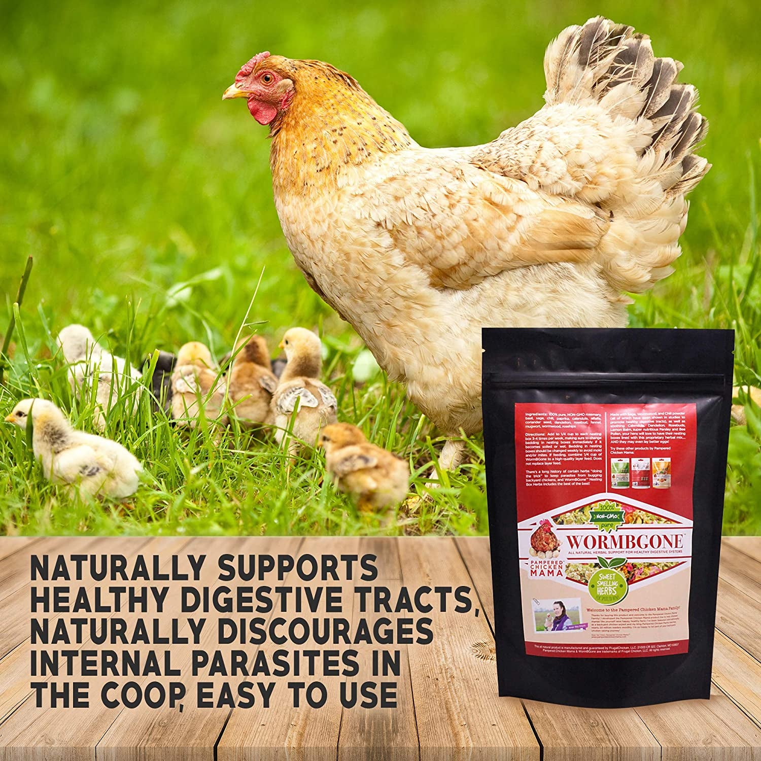 Premium Chicken Nesting Herbs (4 Lb) - Naturally Keep a Clean Coop Your Hens Will Love – Backyard Chicken Supplies Wormbgone