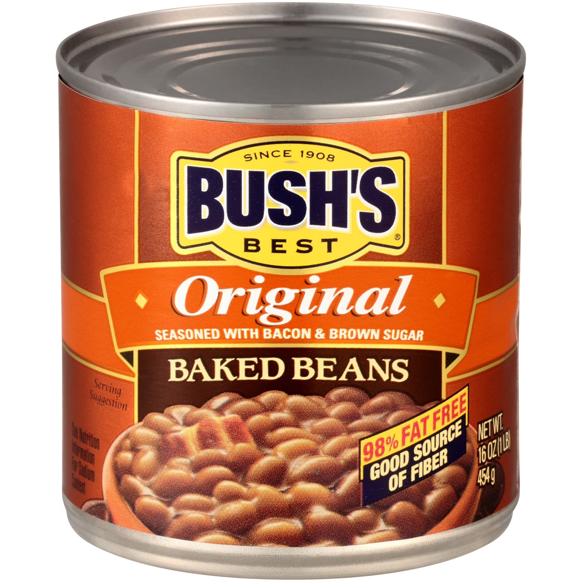 (12 Cans) Bush'S Original Baked Beans, Canned Beans, 16 Oz