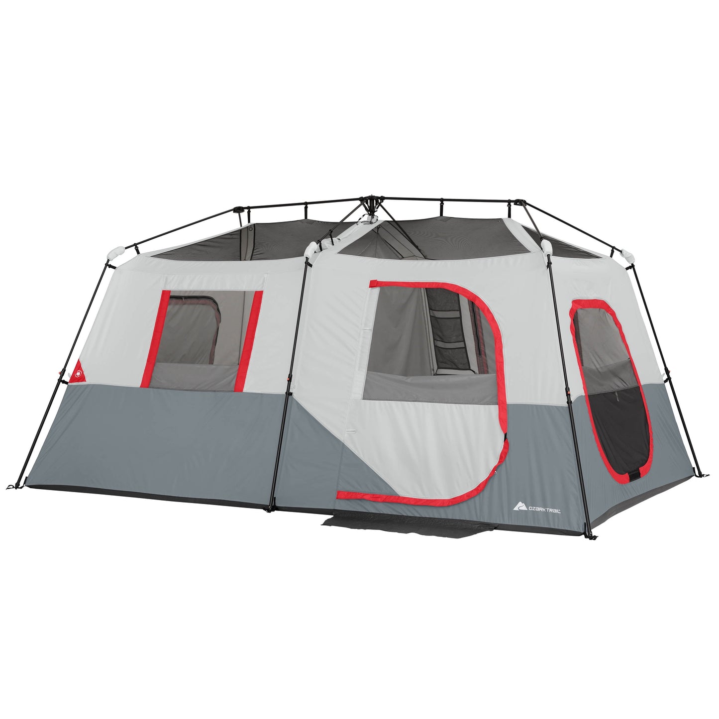 Ozark Trail 13' X 9' 8-Person Instant Cabin Tent with LED Lights, 36.9274 Lbs