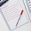 PENSAN Red Ballpoint Pens,1.0 Mm Medium Point, Red Pens, Ergonomic Triangle Grip, 50-Count Pack of Bulk Pens