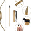 Kids Bow and Arrow Set, 32 Inch Archery Set Handmade Wooden Toy Bow and Arrow Fo
