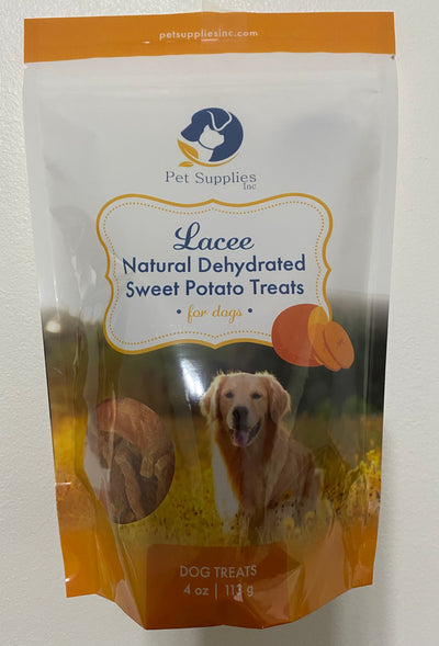 Lacee Natural Dehydrated Sweet Potato Treats ( for dogs) 4oz  113g