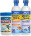API Aquarium Water Treatment & Trop. Fish Food: Stress Coat 16 Oz, Stress Zyme 16 Oz, Tropical Flakes 1.1 Oz