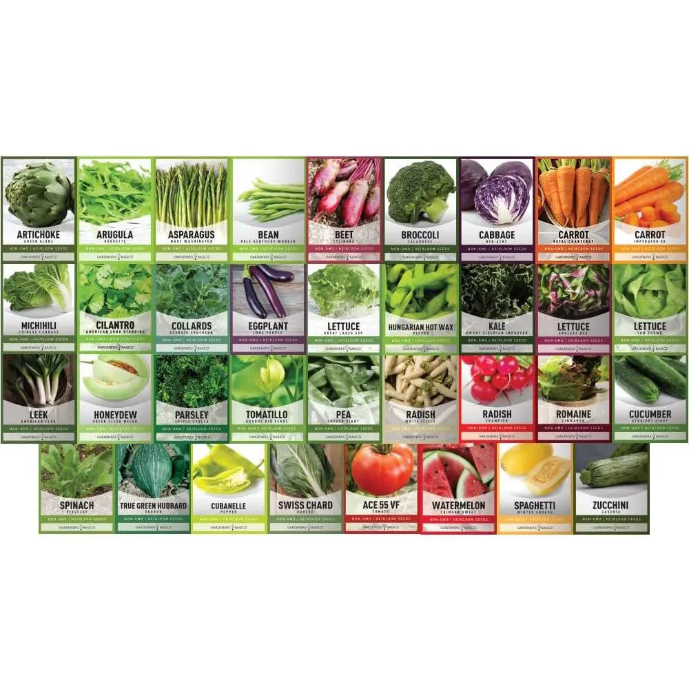 Bug Out Bag Seed Kit: 105 Varieties of Survival Seeds, Herbs, and Wildflowers Seed Starter Kit Home Planting Survival Vegetable Seed