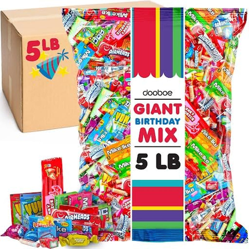 Bulk Lollipops & Candy Mix 5 Lbs Assorted Fruit, Mint & Party