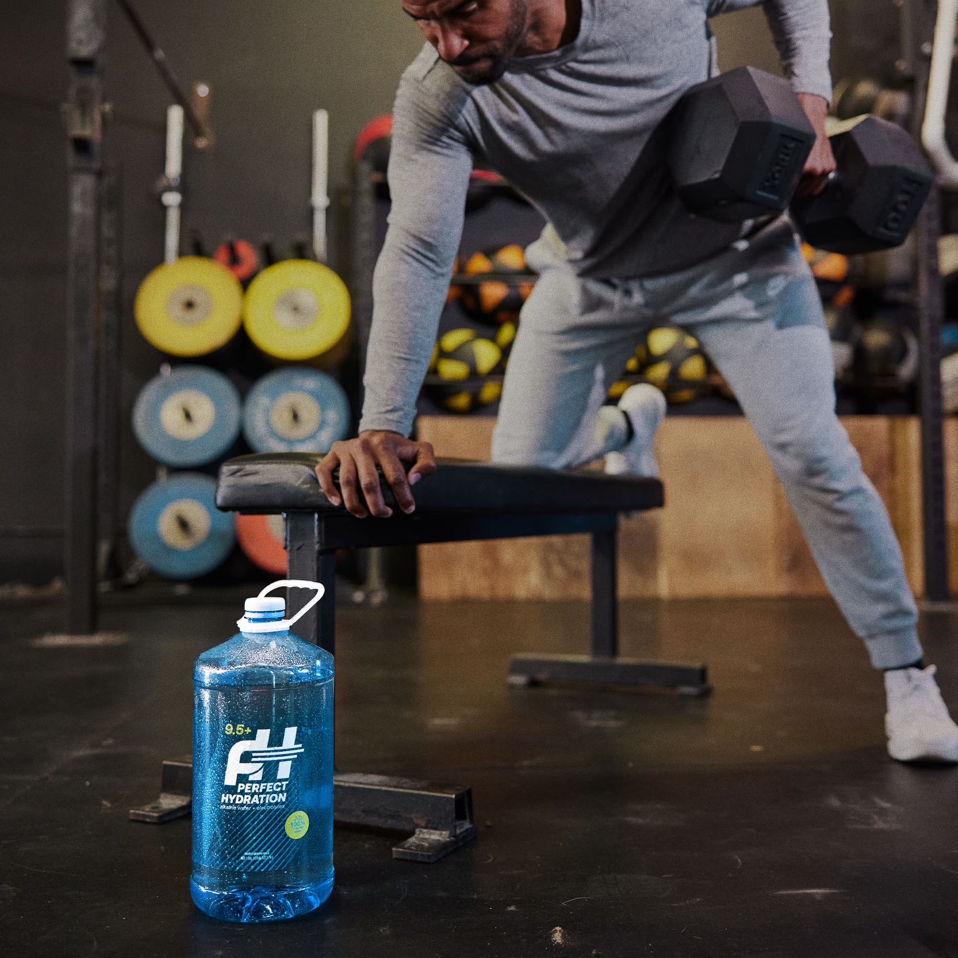 Perfect Hydration 9.5+ Ph Alkaline Drinking Water, Electrolyte Minerals for Taste, 8 Gallons