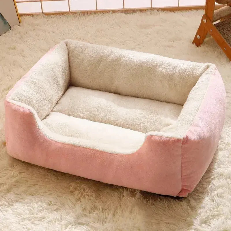 Winter Insulation Dog and Cat Beds, Cages, and Pads for Small, Medium, and Large Breeds of Dogs, Suitable for All Seasons, Dirt-Resistant, and Warm Cat Sleeping Bag Pet Lounge Bed