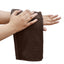 Dan River Washcloth for Face 12 Pack Soft Absorbent and Quick Drying Durable Cotton Face Towel - Brown