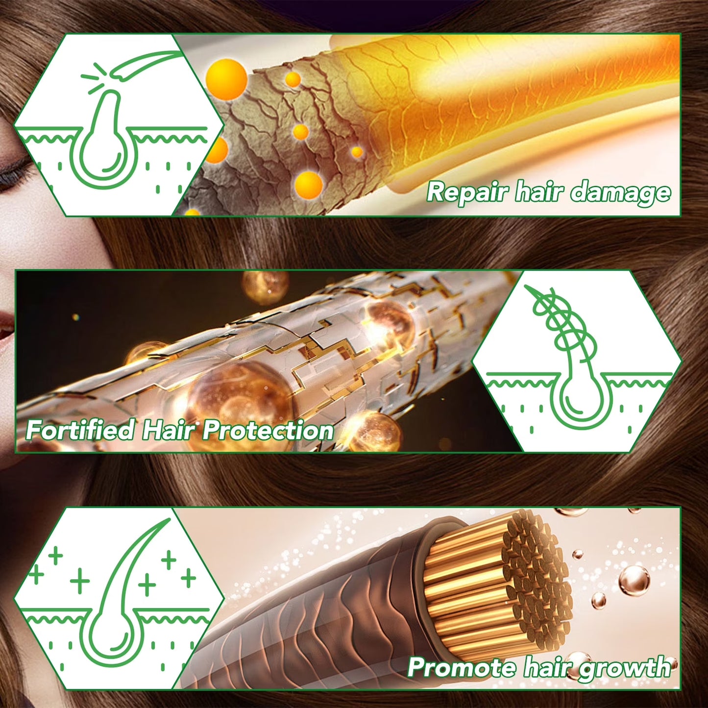 Aliver Rosemary Essential Oil for Hair and Skin Care, Massage Oil with a Silicone Massage Comb, Improve Scalp Blood Circulation,Promote Nutrient Absorption