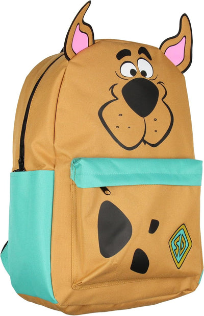 Bioworld Scooby Doo Character 3D Ears 17" Backpack Laptop Travel Book Bag Padded Back Adjustable Straps