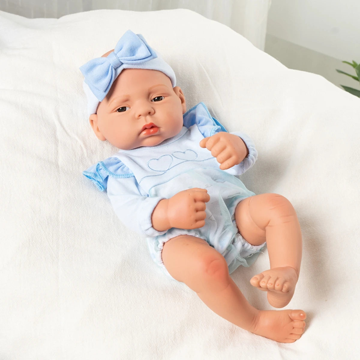 15.75Inch Dolls 40Cm Reborn Dolls Dolls Toys Lifelike Reborn Dolls Full Body Vinyl Dolls Cute Doll Toys Birthday Gift for Women