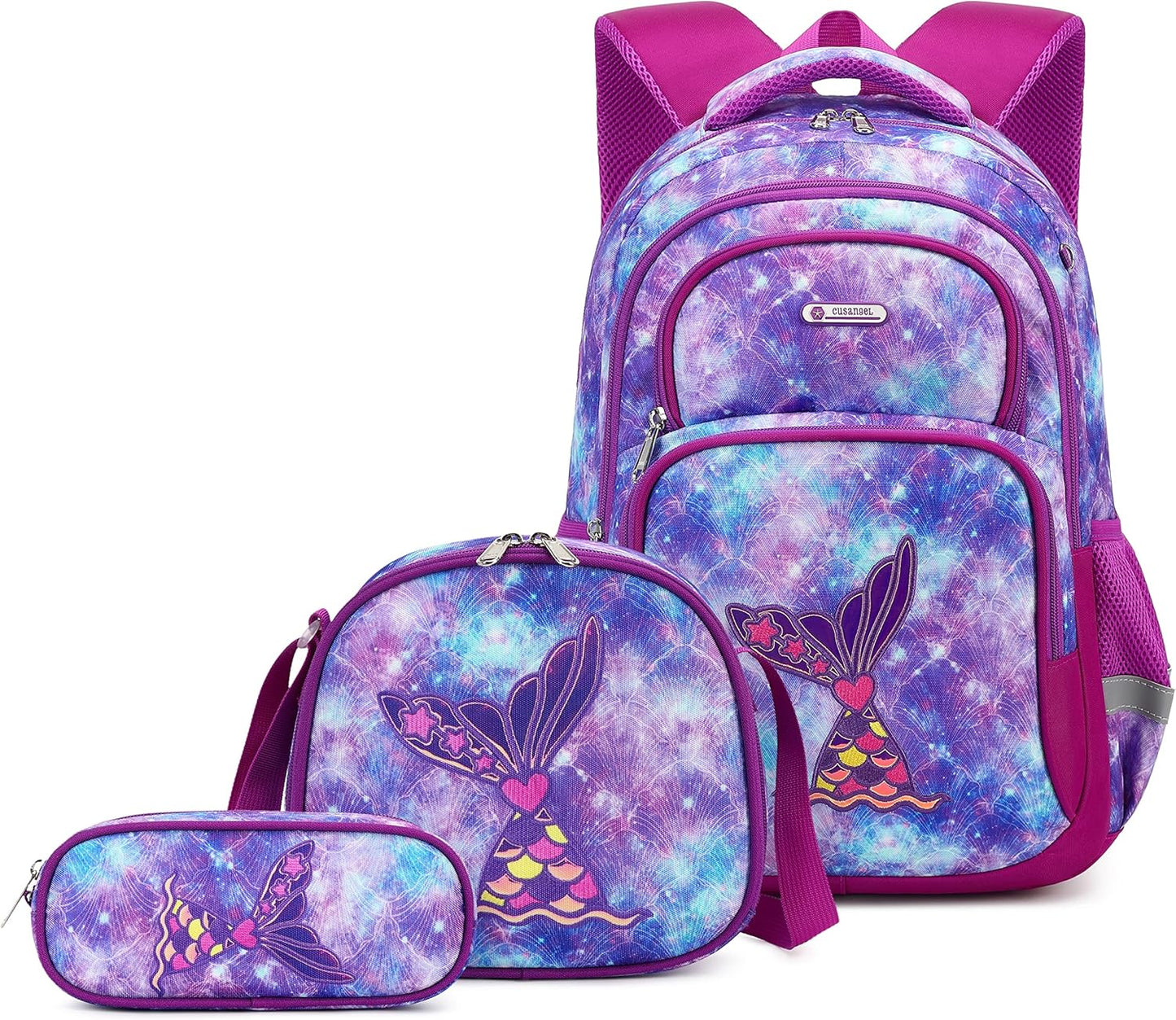 3Pcs Boys Dinosaur Backpack Set with Lunch Box Pencil Case, School Book Bag for Kids Elementary Preschool 1