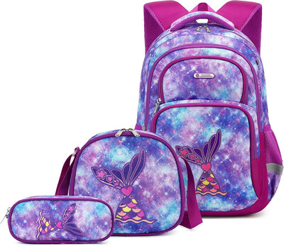 3Pcs Boys Dinosaur Backpack Set with Lunch Box Pencil Case, School Book Bag for Kids Elementary Preschool 1