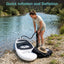 Serenelife 10'6" Inflatable Stand up Paddle Board with Premium SUP Accessories - Wide Stable Design with Non-Slip EVA Deck Pad, for Youth and Adults, 350 Lbs. Capacity
