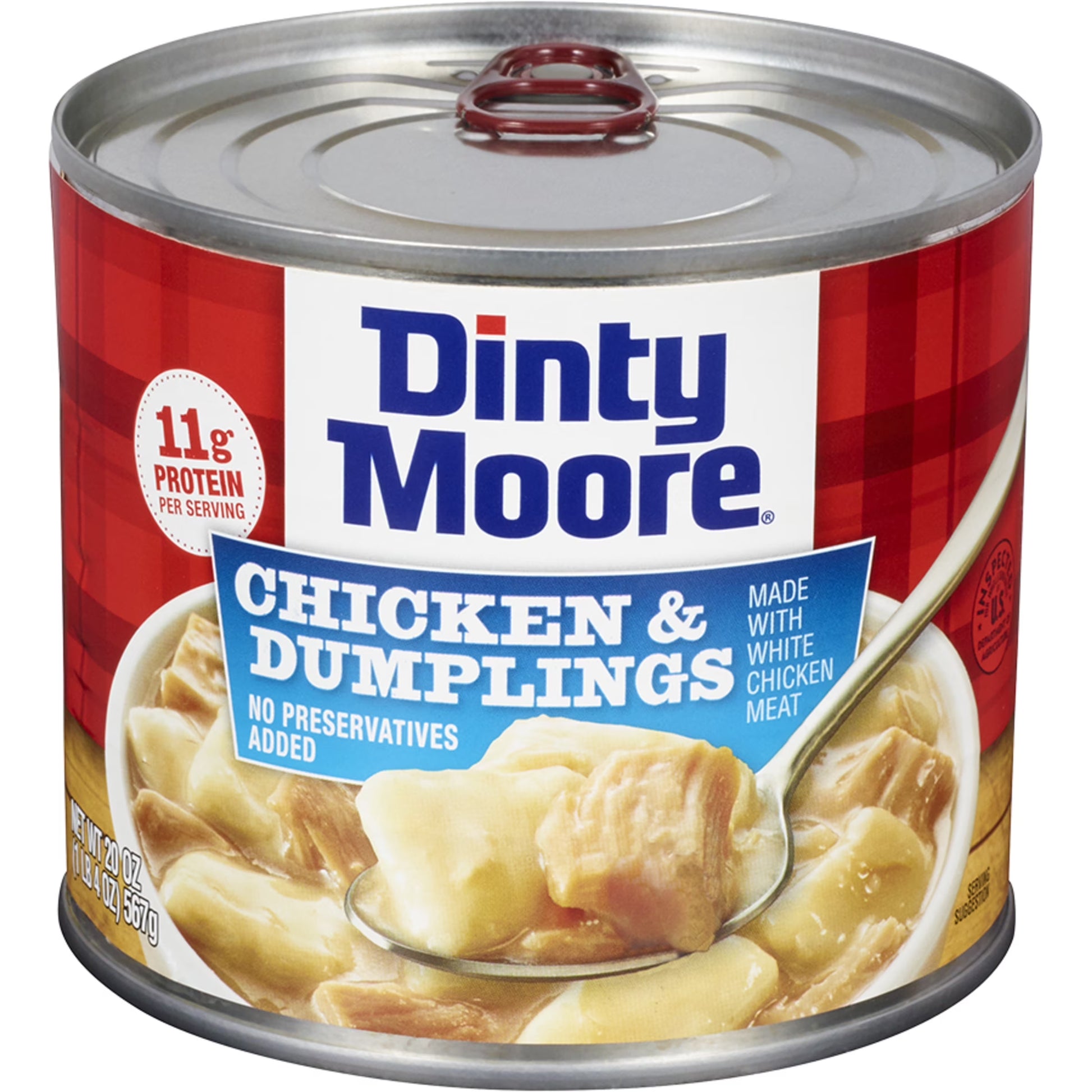 (8 Pack) DINTY MOORE Chicken and Dumplings, Shelf Stable, 20 Oz Steel Can