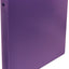 Better Office Products Flexible 3 Ring Poly Binder with Pocket, 1 Inch, Letter Size, 4 Pack-Red, Blue, Purple, and Black