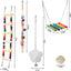 Bird Toys for Parakeets 7Pcs, Wood Parrots Budgie Cage Accessories