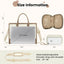 Lovevook Laptop Tote Bag for Women, Lightweight Pu Leather Work Tote Bag with Clutch Purse, Large Computer Bag Briefcase Fit for 15.6" Laptop