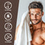 Body & Earth Bath and Body Wash Sets for Men - 8Pcs Spa Baskets Mens Birthday Gifts Sandalwood, Self Care Kit, Husband Men Father'S Day Gifts