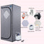 Cheelom Weight Loss Sauna Tent Portable Full Body Steam Sauna Box Sauna Tent with Folding Chair Walking Sauna