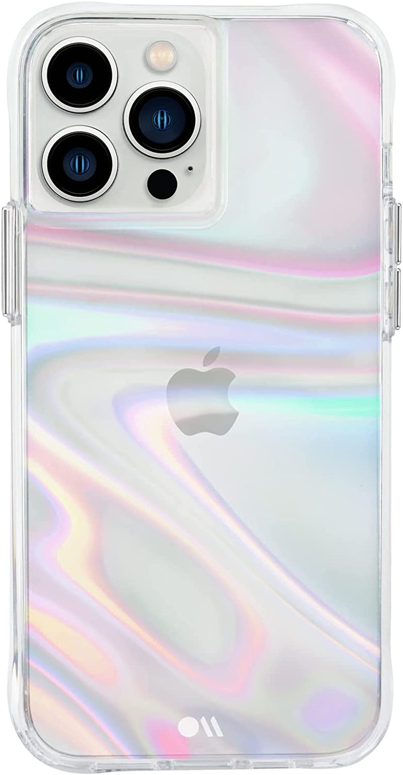 Case-Mate Iphone 13 Pro Case - Soap Bubble [10FT Drop Protection] [Wireless Charging Compatible] Luxury Cover with Iridescent Swirl Effect for Iphone 13 Pro 6.1", Anti-Scratch, Shockproof Materials