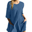 Rompers for Women Casual Short Sleeve Oversized Athletic Workout Reversible Hot Shot Tee Romper Deep Pockets