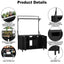 Reptile Tank Stand Terrarium Stand with Accessories Storage 48" X 24" Tabletop