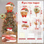Vloso Gingerbread Christmas Tree Topper, Gingerbread Christmas Decorations