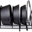 Cuisinel Heavy Duty Pots and Pans Organizer - Extra Large 5-Tier Rack - Holds Cast Iron Skillets, Dutch Oven - Durable Construction - Space Saving Kitchen Storage - No Assembly Required - Black 15.4"