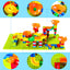 MAINYU Run Building Blocks for Kids Ages 4-8, 168 PCS Classic Big Size Blocks Set, Crazy Run Building Blocks with 4 Balls Race Track, Educational Toys Bricks Set Christmas Birthday Toy for Boys Girls
