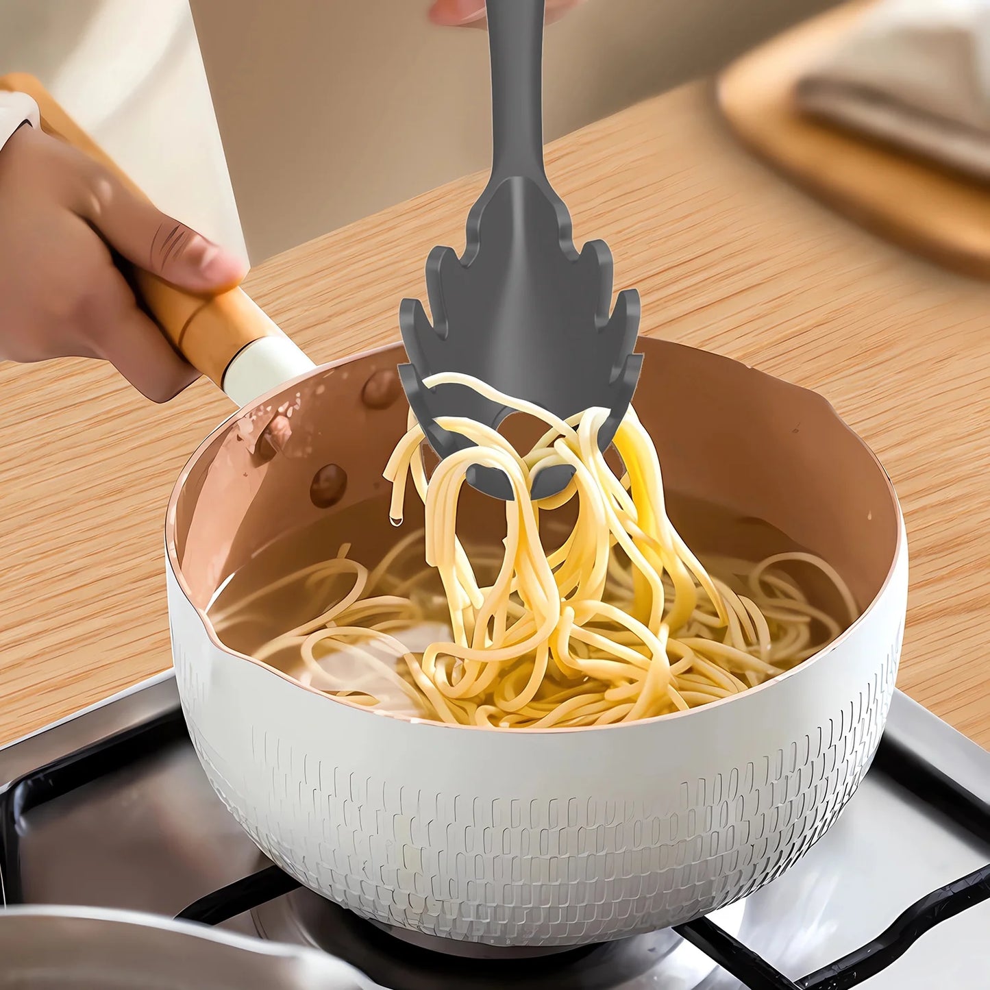Silicone Cooking Utensils Set - Heat Resistant Kitchen Utensils BPA Free,Turner Tongs,Spatula,Spoon,Brush,Whisk,Kitchen Utensil Gadgets Tools Set for Nonstick Cookware,Dishwasher Safe (Gray)