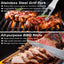 POLIGO 29 PCS BBQ Grill Accessories Stainless Steel BBQ Tools Grilling Tools Set with Storage Bag for Fathers Day Dads Birthday Presents - Camping Grill Utensils Set Ideal Grilling Gift for Men Silver