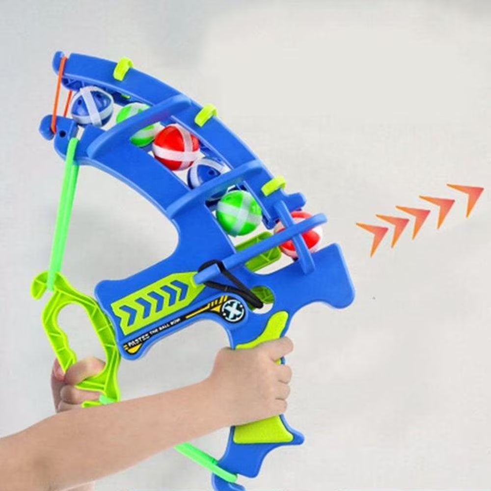 YIJIAL Kids' Bows and Arrows with 16 Ball for Ages 4-6 Youth Sticky Ball Archery Toy Set Outdoor Toys for Family Games Sports Toys Gift Ideas