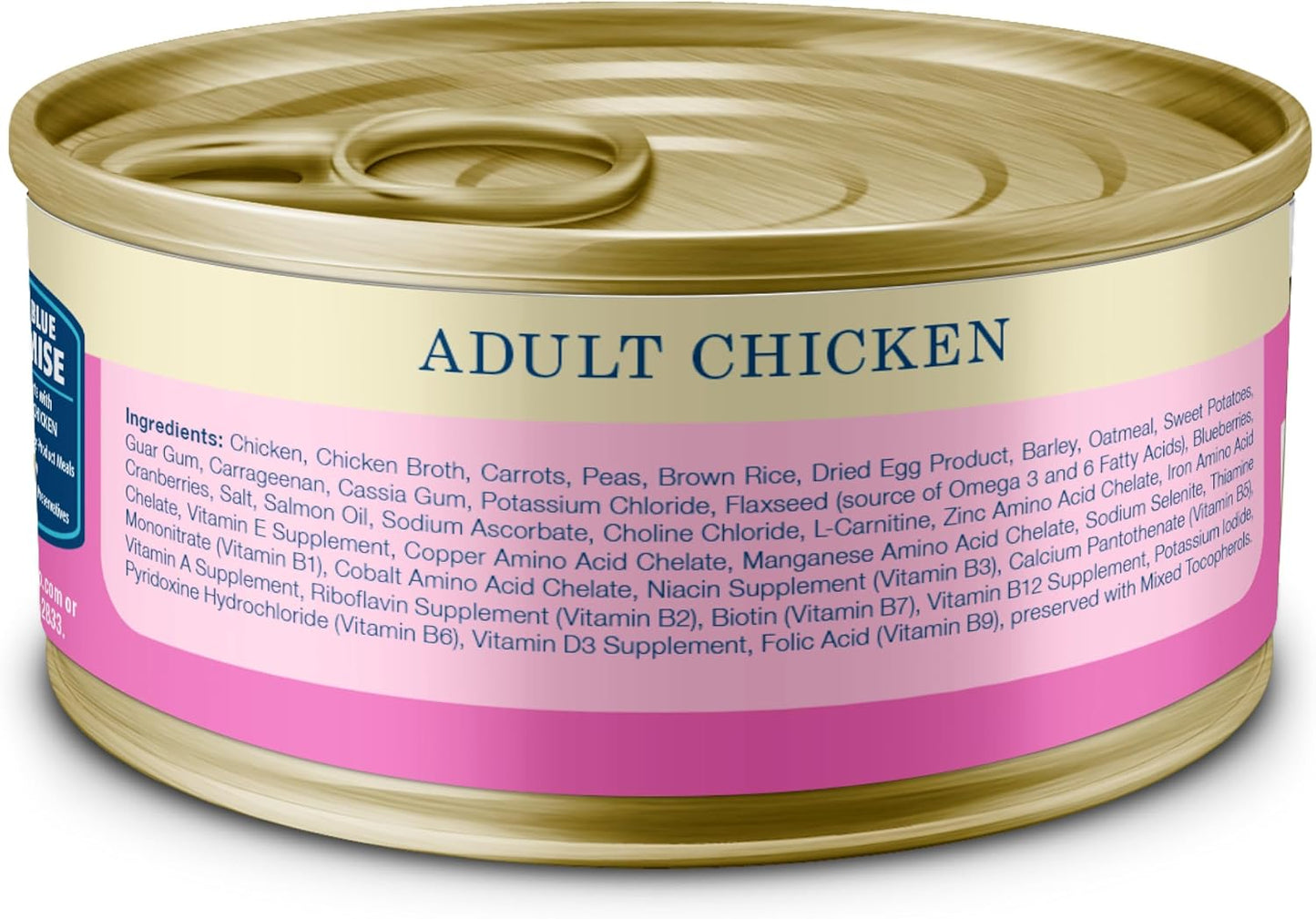 Blue Buffalo Homestyle Recipe Adult Small Breed Wet Dog Food, Made with Natural Ingredients, Chicken Recipe, 5.5-Oz Cans (24 Count)