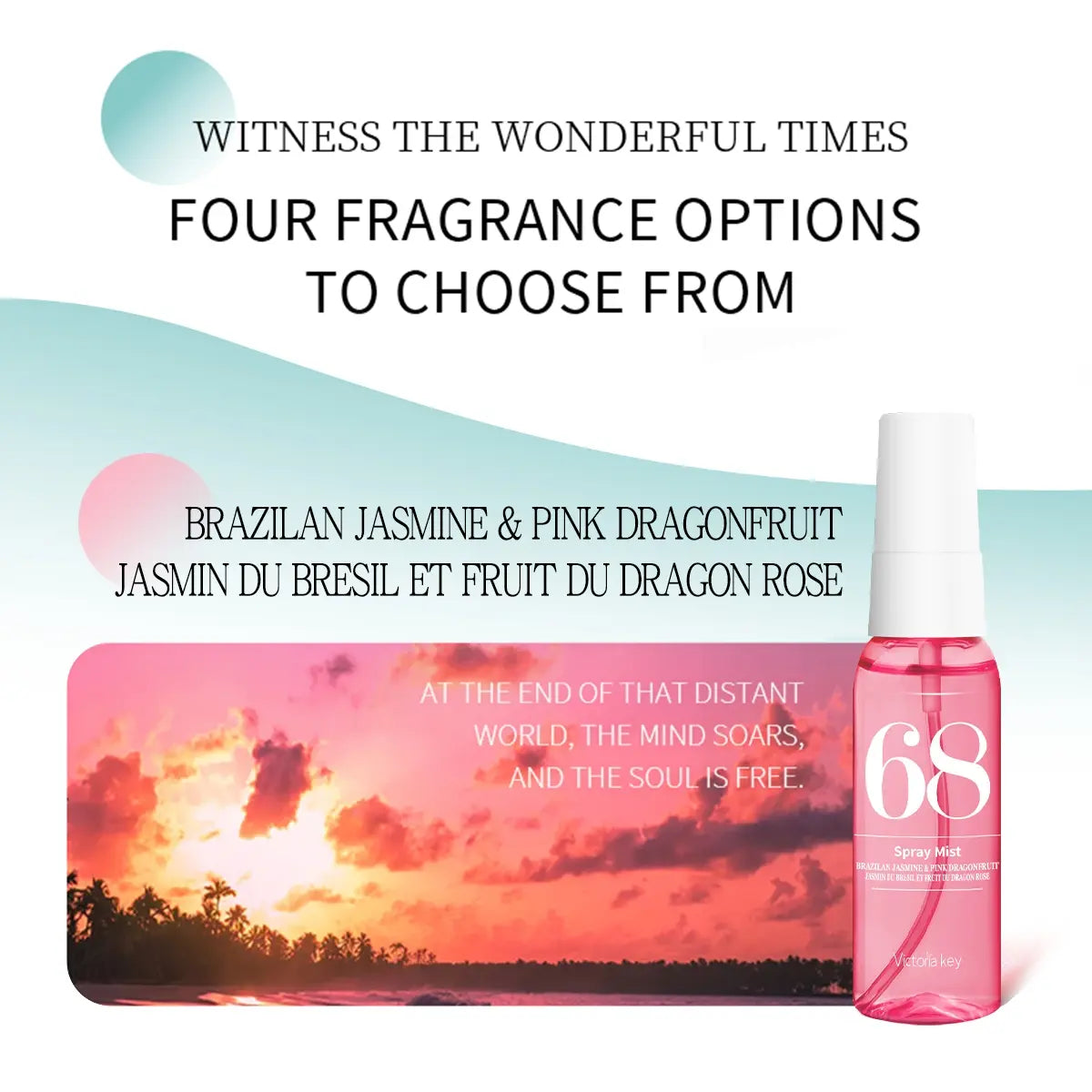 Brazilian Women'S Perfume Set, Premium Fragrance Gift Box, Aromatic Fruity Fragrance, Floral Fruity and Food Scents, 40ML X 4, Daily Use or Gift, Perfect for Any Occasion, Floral Fragrance Spray