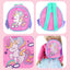 American 18 Inch Doll Clothes and Makeup Accessories Set Includes Clothes Backpack Sunglasses Phone Shoes Comb Mirror Eye Shadow Lipstick Hair Clip Hair Tie(Doll NOT Included)