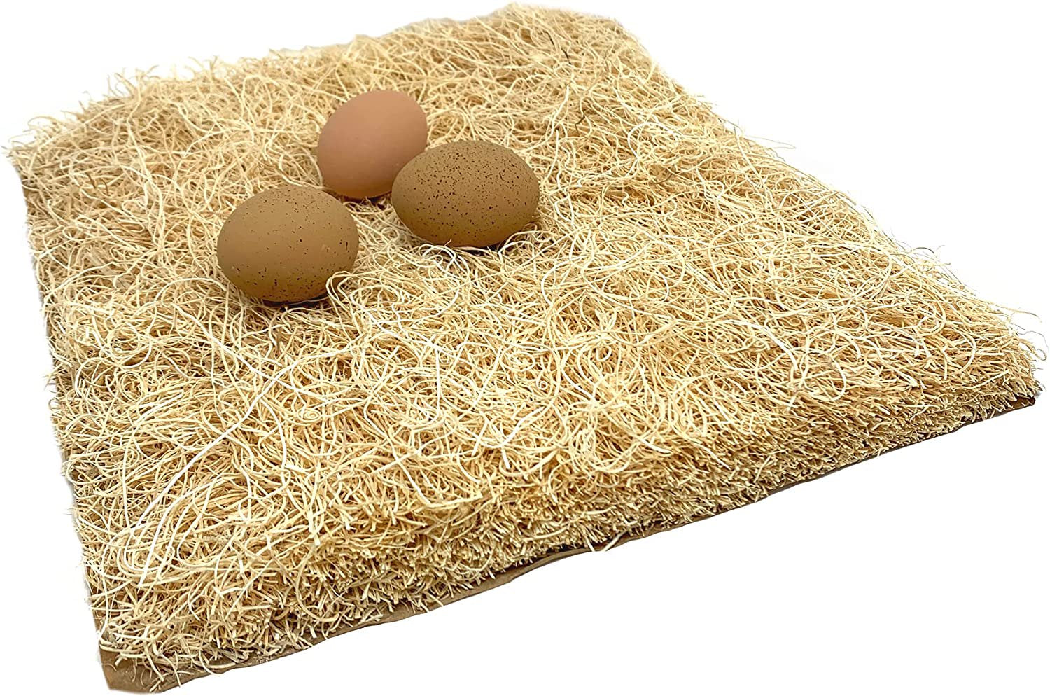 Pecking Order Nest Box Pads 10 Pack, Made with Great Lakes Aspen Excelsior Wood Fibers