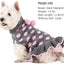 KYEESE Dog Sweaters with Leash Hole for Small Dogs Turtleneck Dog Sweater Dress for Girl Polka Dot Knit Pullover Doggie Sweater Warm Pet Sweater