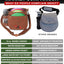 Disc Golf Bag | Frisbee Golf Bag | Easy to Carry | Lightweight Fits up to 10 Discs | 16 Oz Waxed Canvas Sturdy Design | Belt Loop | Double Button Design | Bottle Holder