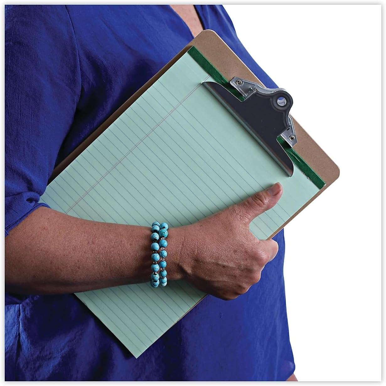 Universal 40304VP Hardboard Clipboard, 1-Inch Capacity, 8 1/2 X 11, Brown, 3/Pack (3401-06102)