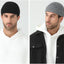 3 Pack Wool Fisherman Beanies for Men, Short Knit Watch Cap Cuffed Hats