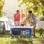 Folding Camping Table with Storage Aluminum Lightweight Camp Table Height Adjustable Picnic Tables for Outdoors Portable Foldable Beach Table Perfect for Tailgating, Travel, Backyards, BBQ, Party