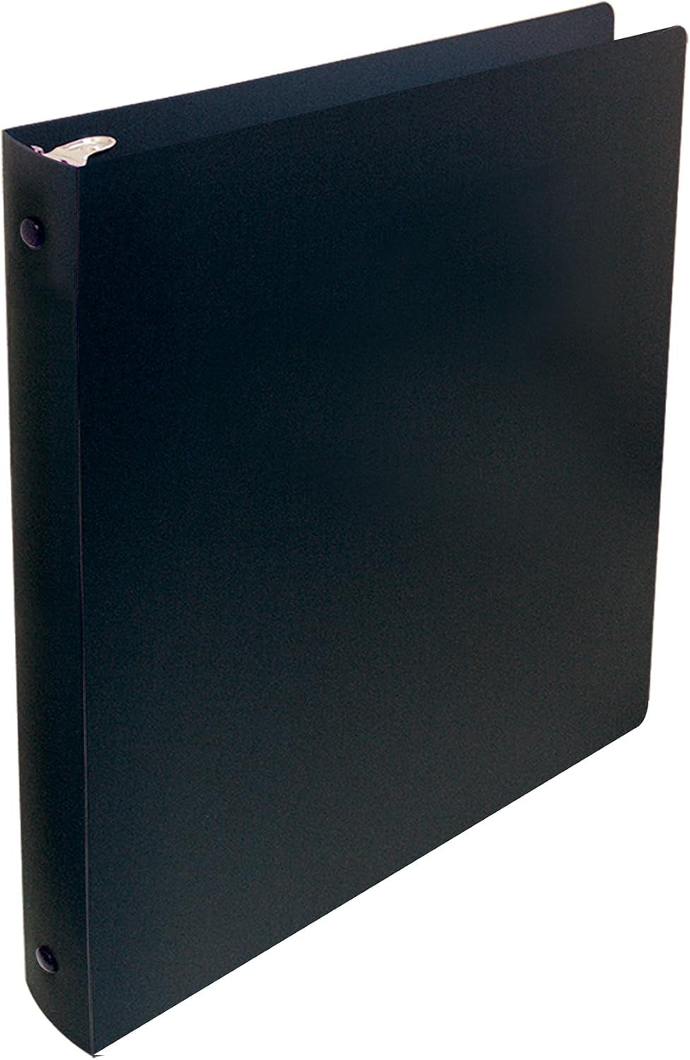 Better Office Products Flexible 3 Ring Poly Binder with Pocket, 1 Inch, Letter Size, 4 Pack-Red, Blue, Purple, and Black
