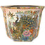 Mainstay 7.5" X 5.5" X 10" round Copper Metal Plant Planter