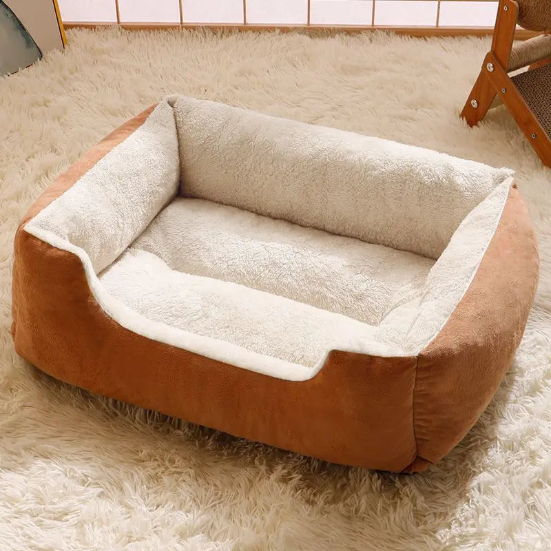 Winter Insulation Dog and Cat Beds, Cages, and Pads for Small, Medium, and Large Breeds of Dogs, Suitable for All Seasons, Dirt-Resistant, and Warm Cat Sleeping Bag Pet Lounge Bed