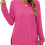 SHIBEVER Sweaters for Women Fall Casual Long Sleeve Tunic Tops Crewneck Lightweight Pullover Sweatshirts Winter Loose T Shirts for Women